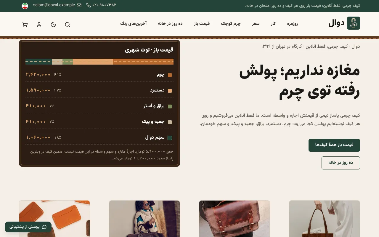 یه کیف، پنج سهم