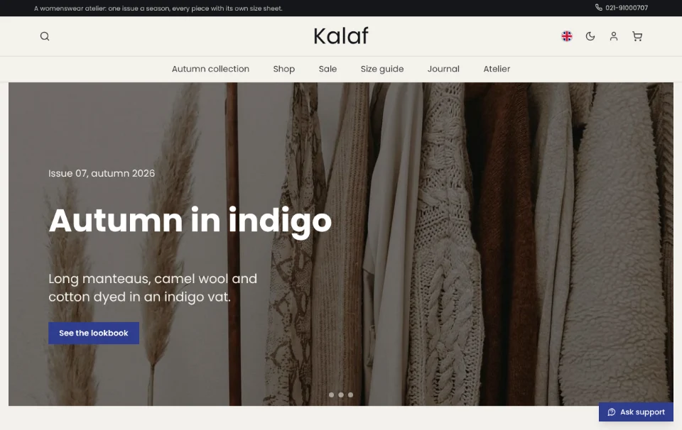 Kalaf — moda