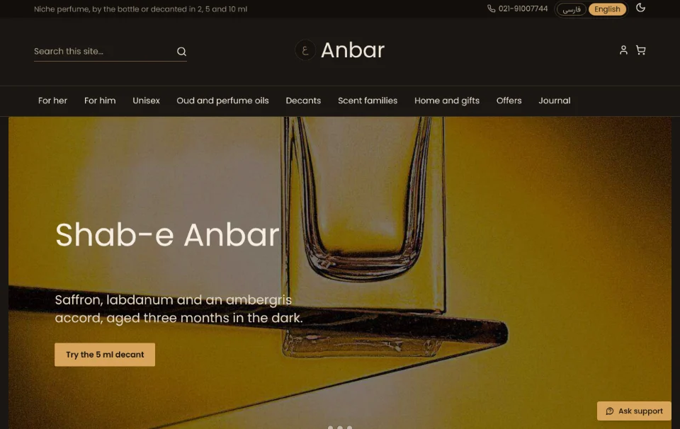 Niche perfume