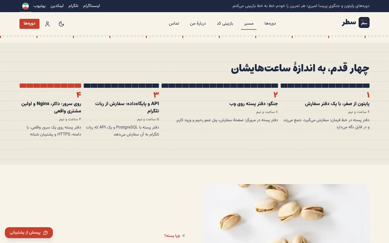 چهار دوره، به اندازهٔ ساعتهاشون