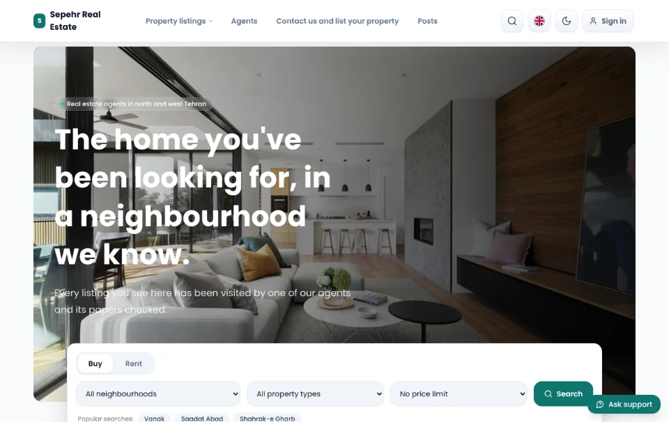 Sepehr Real Estate — Immobilien